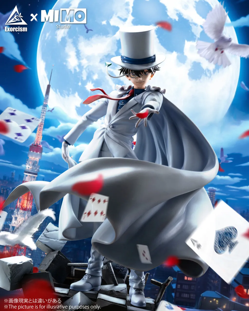 ea8df882f291dd06 【Pre order】Exorcism Studio x Mimo Studio 1/6 Detective Conan Kaitou Kid - Image 1