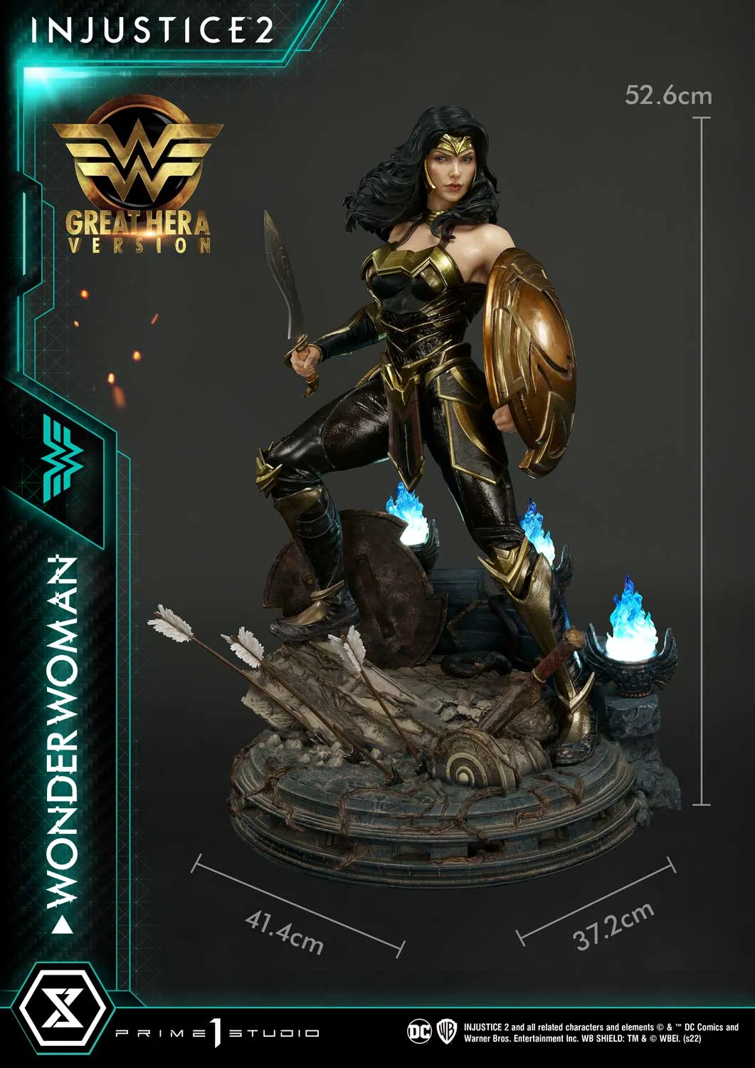 ecc47202c0bf02cc 【In Stock】Prime 1 Studio 1/4 Injustice 2 Wonder Woman PMDCIJ-06GL (Copyright) - Image 1