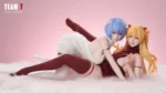 【Pre order】TEAM-T Studio 1/4 Neon Genesis Evangelion Asuka Langley Soryu & Ayanami Rei - Image 7