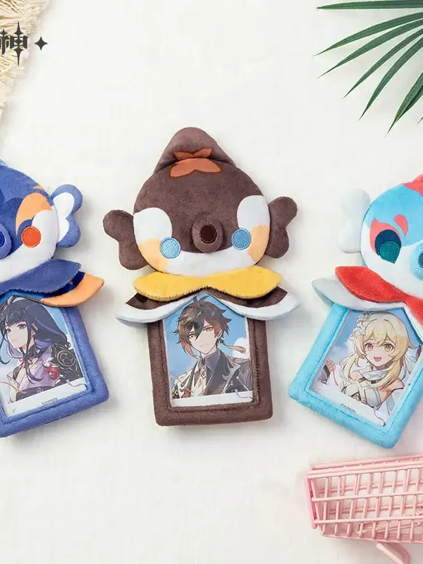 mihoyo-Official Genshin Impact Fontemer Aberrant Bubbly Seahorse Plush Card Holder
