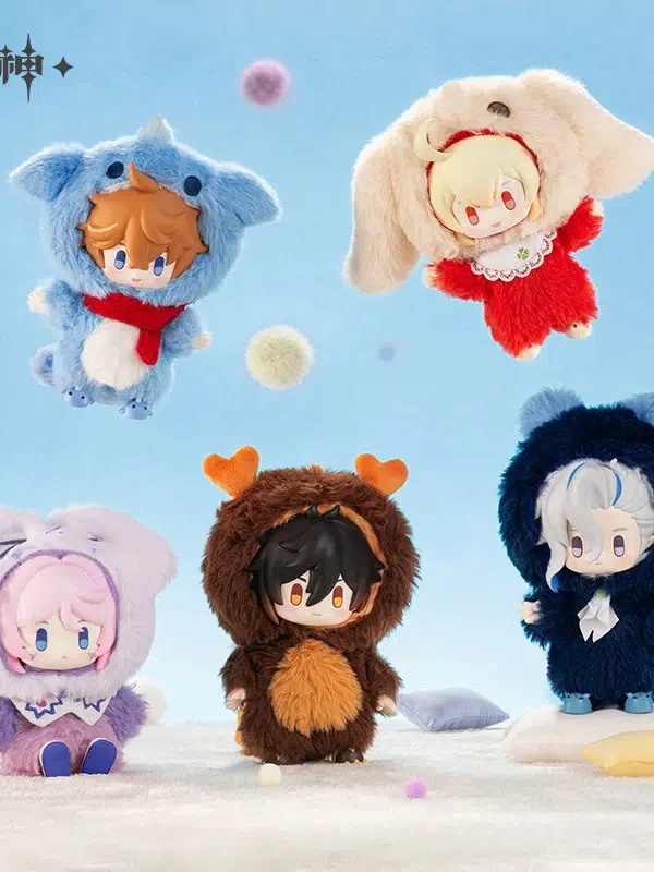 mihoyo-Genshin Impact Winter Nesting Series Plush Keychain
