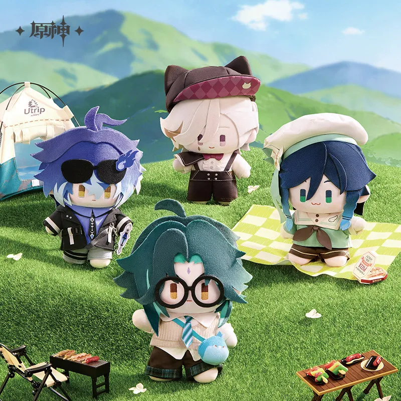 genshin-spring-blossom-tales-plush-toy-main mihoyo-Official Genshin Impact Spring Blossom Tales Series Dress-Up Plush Doll - Image 1