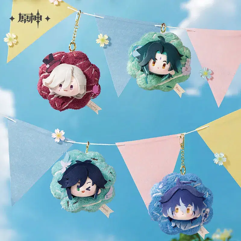 genshin-spring-blossom-tales-wreath-hangable-plush-main mihoyo-Official Genshin Impact Spring Blossom Tales Wreath Hangable Plush - Image 1