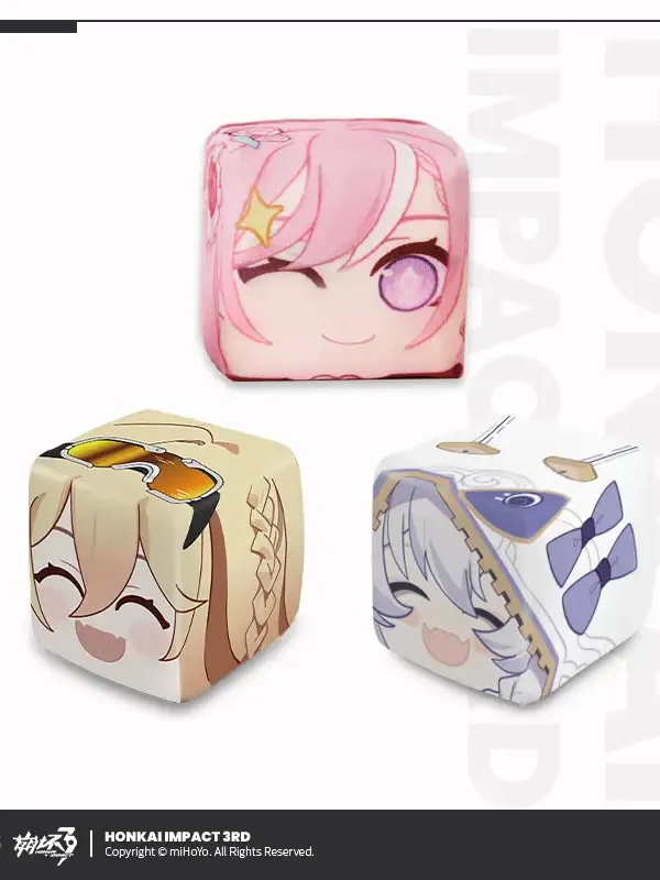 mihoyo-Official Honkai Impact 3rd Cube-resa Stress Relief Plushie