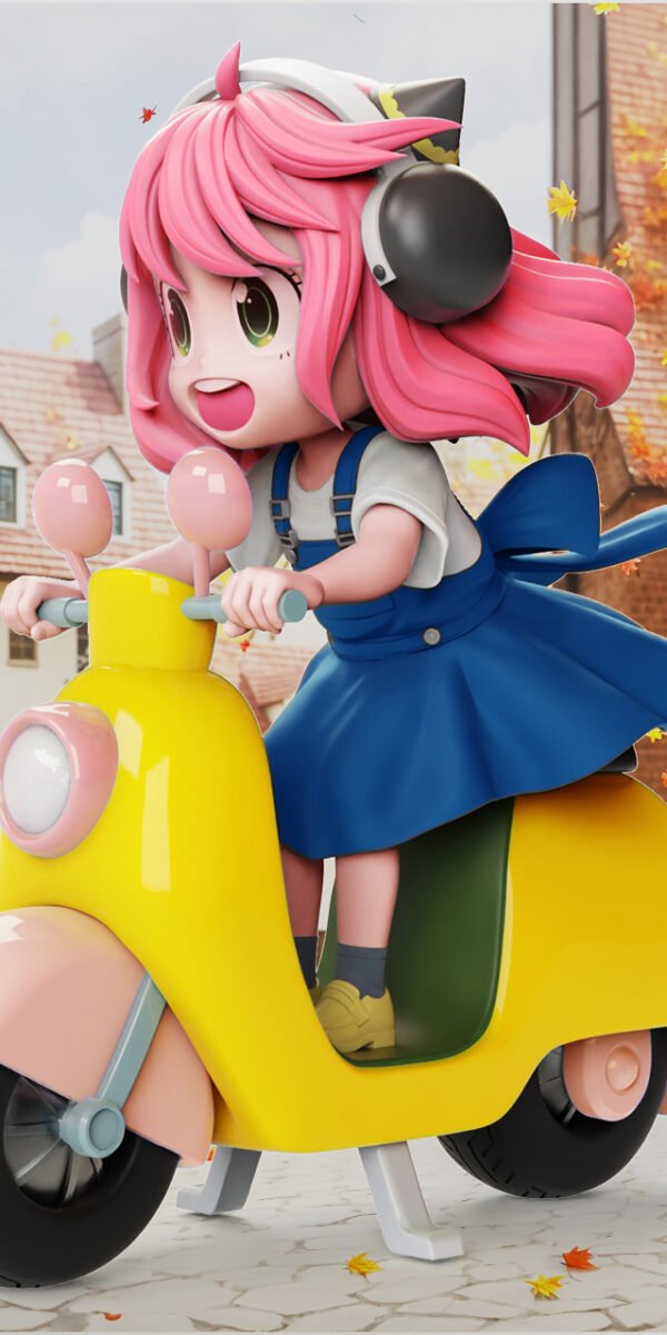 l2 Studio – Spy x Family Aniya on a bike