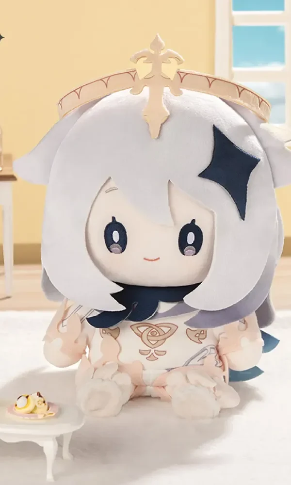 mihoyo-Genshin Impact Travel Companion Paimon Chibi Plush Doll