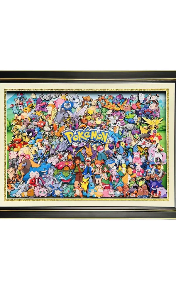 Pokemon 3D Stereoscopic Painting