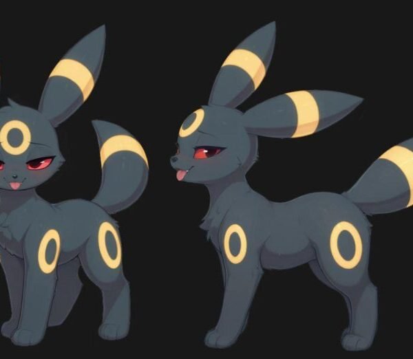 Spirit Demon Studio – Umbreon Pokémon Silicone Doll Inspired Collectible Silicone Figure