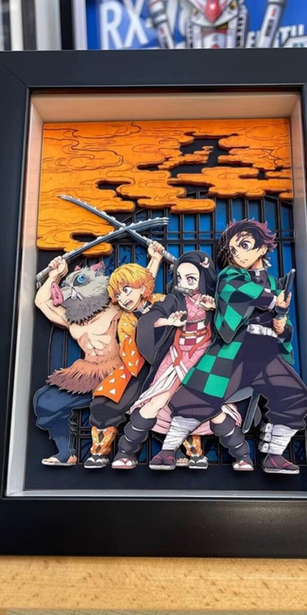 Demon slayer: Slayers united 3D Stereoscopic Painting