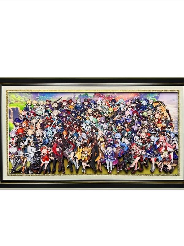 Genshin Impact 3D Stereoscopic Painting