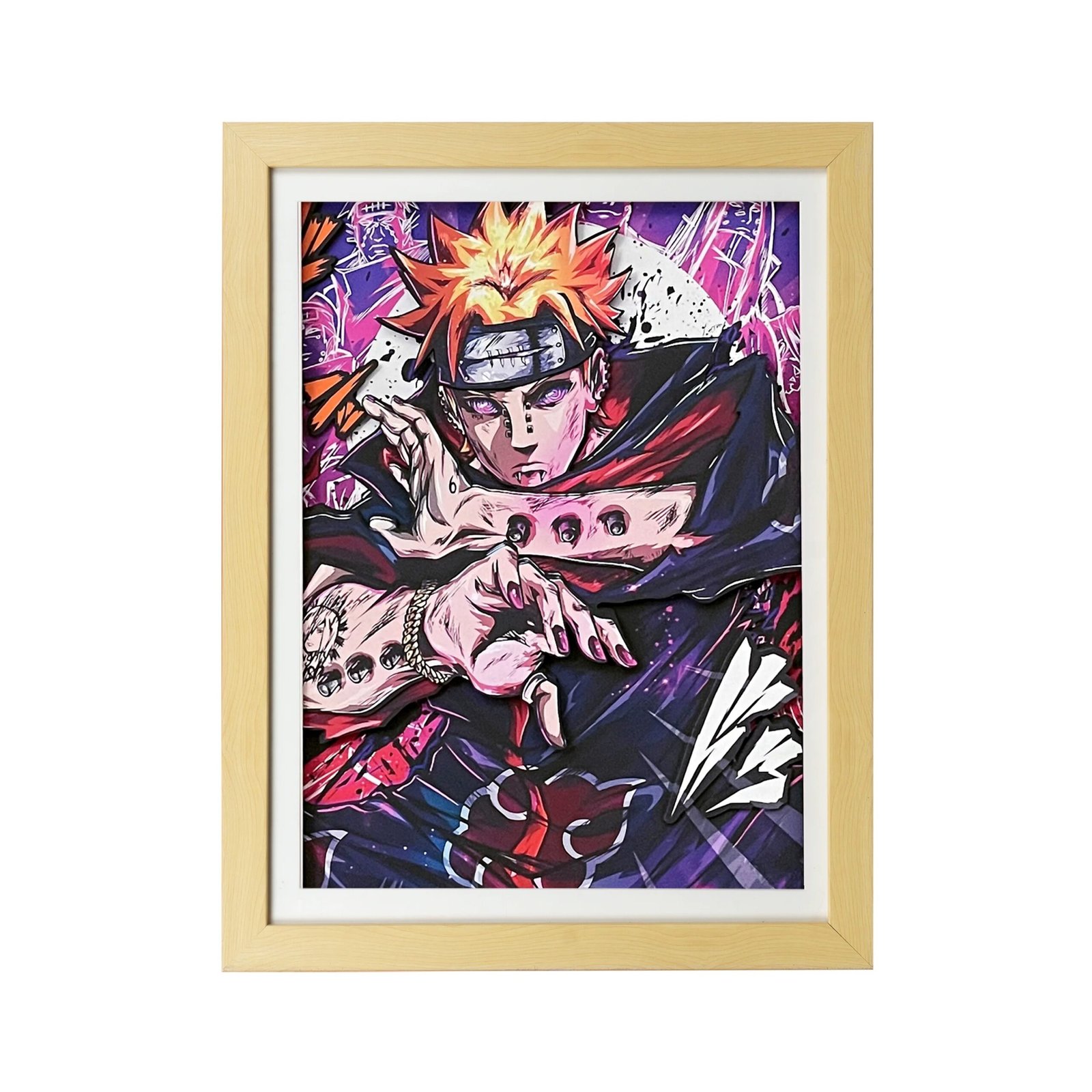 微信图片_20260811143704_730_2 Naruto: Pain 3D Stereoscopic Painting - Image 1