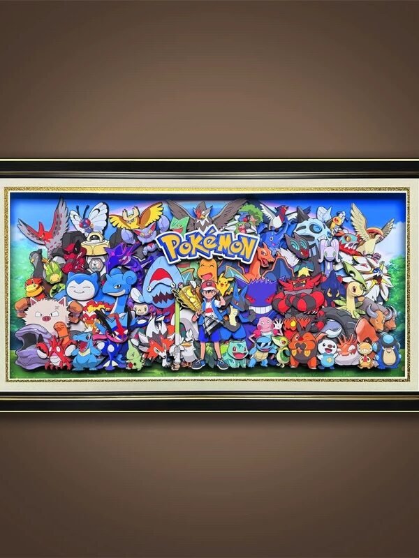 Pokemon 3D Stereoscopic Painting