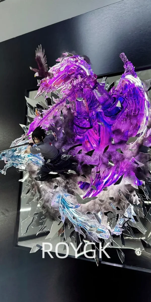 Naruto Sasuke with susanoo fight from broken mirror 50*60