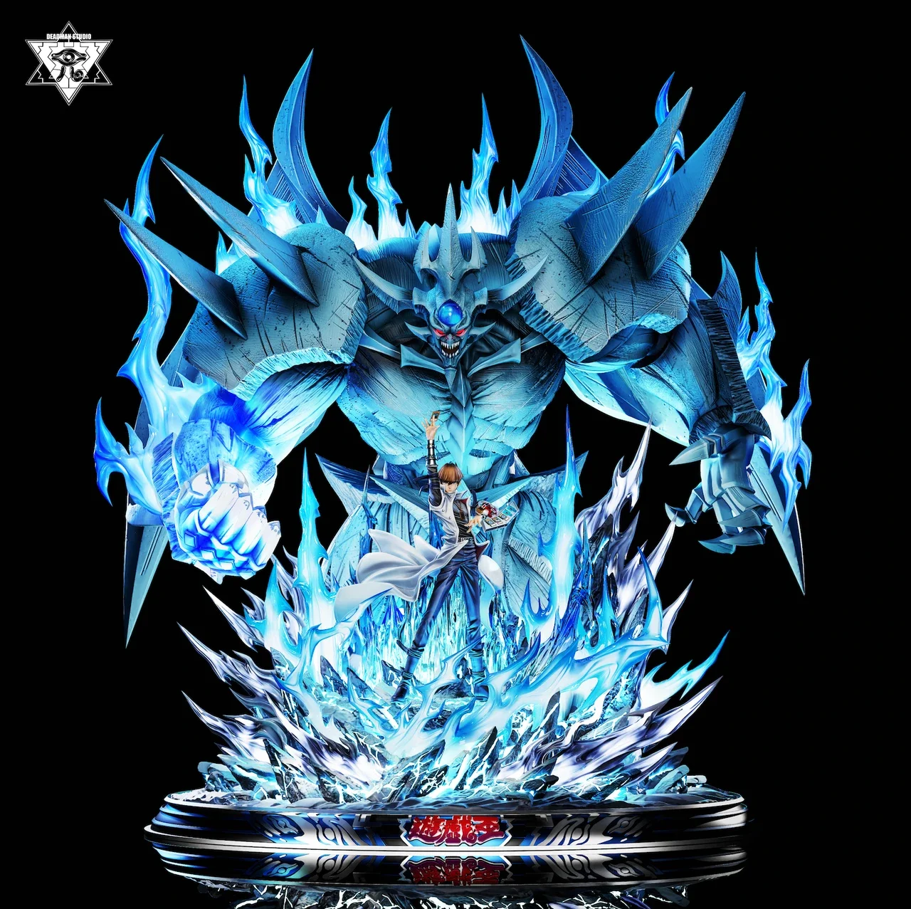 073c2faf6fb1c87c 【Pre order】Deadman Studio Yu‑Gi‑Oh! Seto Kaiba Obelisk the Tormentor with LED - Image 1