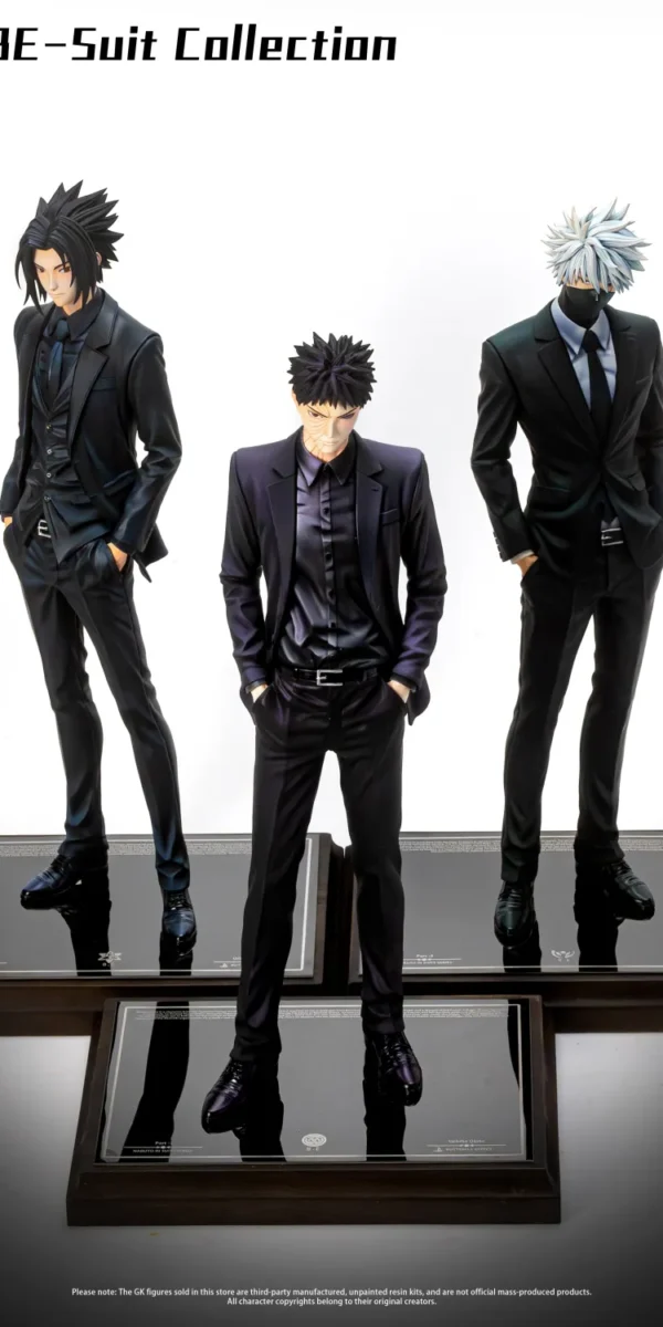 【Pre order】Butterfly Effect Studio Naruto Uchiha Sasuke & Obito & Hatake Kakashi Resin Statue