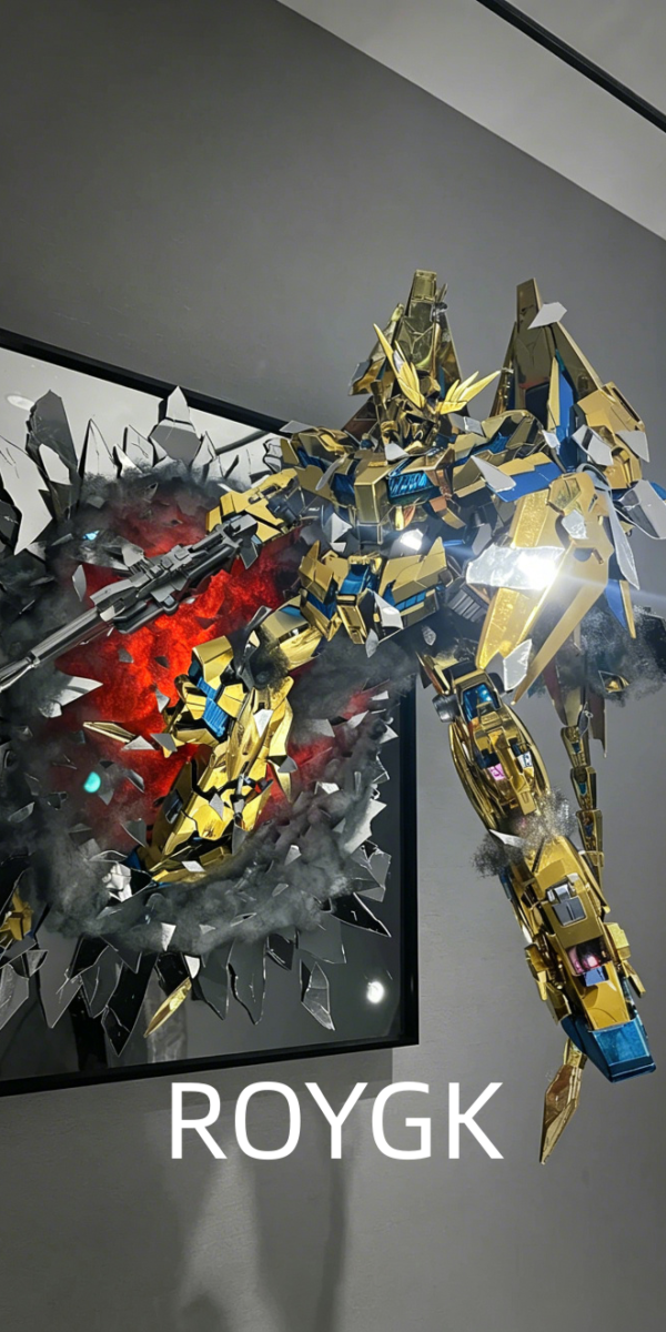 Unicorn Gundam 03 Phenex with broken mirror mega 1:48 phoenix