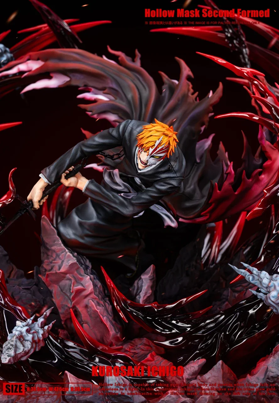 49299a51fa62ad16 【Pre order】HXHENG × CHENG Studio 1/6 Bleach Kurosaki Ichigo Hollow Mask Second Formed - Image 1