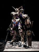 Damaged Unicorn Gundam standing pose one platform !1:48 mega