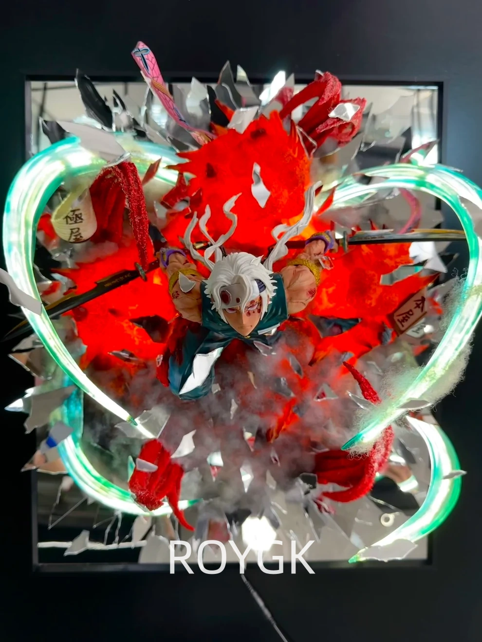 A9781A76-8AC0-4576-B338-A564AA289088 Uzui Tengen strike from broken mirror 50cm*60cm - Image 1