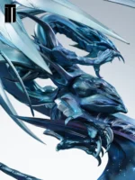 【Pre order】Iron Curtain Studio Yu‑Gi‑Oh! Blue‑Eyes White Dragon - Image 3