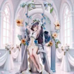 【Pre order】Alice21 Studio 1/6 Blue Archive Hayase Yuka wedding dress - Image 3