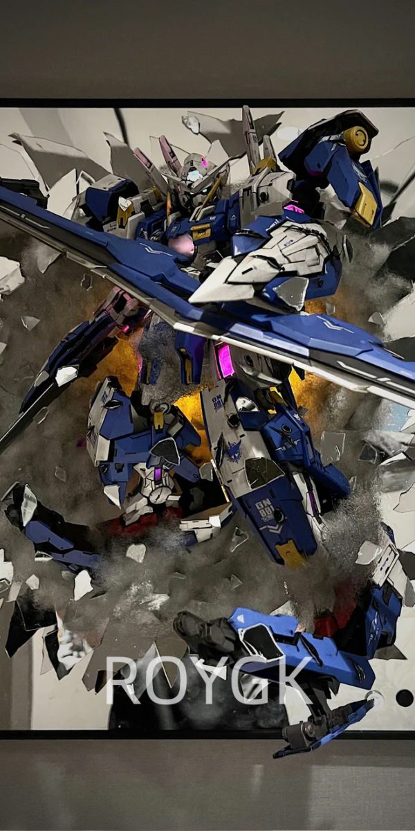 NG001 Gundam Avalanche-EXIA with broken mirror