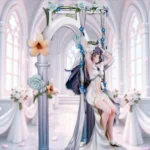 【Pre order】Alice21 Studio 1/6 Blue Archive Hayase Yuka wedding dress - Image 5