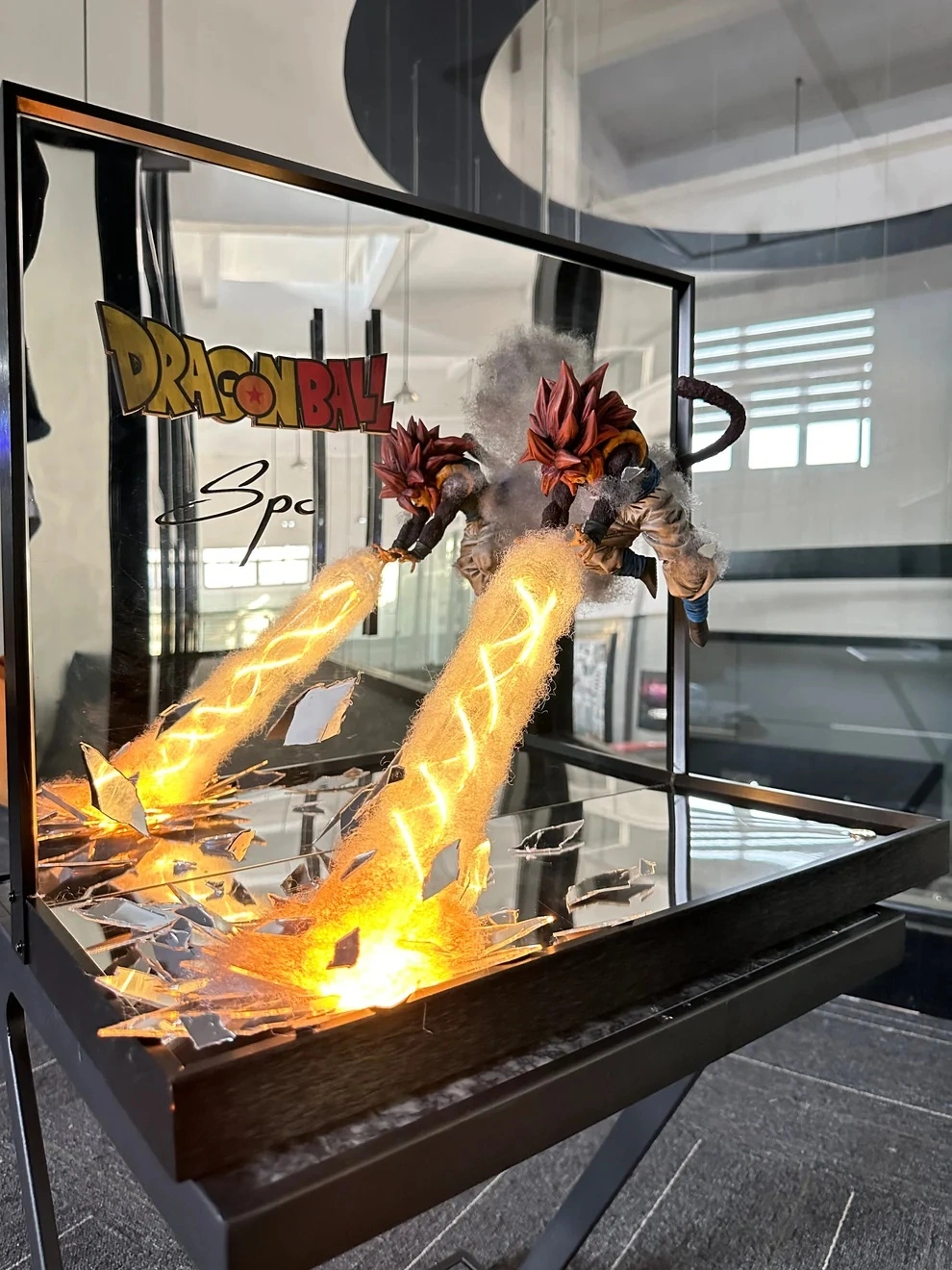 image GOKU and Vegeta merging one striking out of the broken mirror dragonball - Image 1
