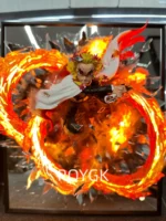Demon slayer Rengoku Kyoujurou striking from broken mirror 50*60cm