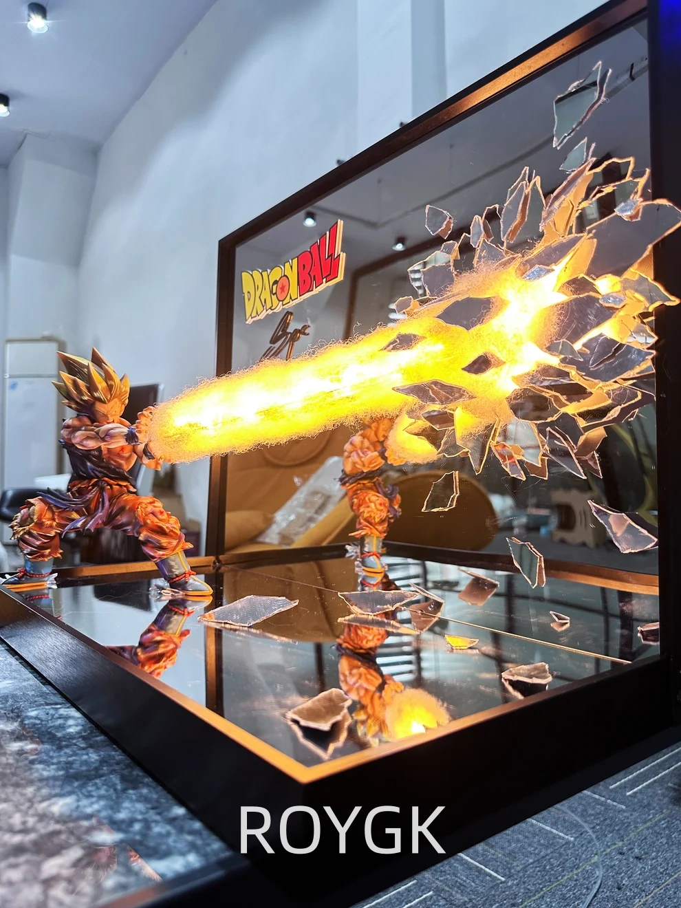 image_b80b40e1-7767-461e-8735-0bbd3852ba4c GOKU Supersaiyan with qigong wave dragonball broken fighting scene - Image 1