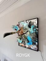 One Piece · Whitebeard-Broken mirror50×60cm - Image 4