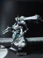 Iron-Blooded Barbatos | Battle-damaged Snowfield Scene Figure, Weathered Paintwork, Frozen Battlefield - Image 4
