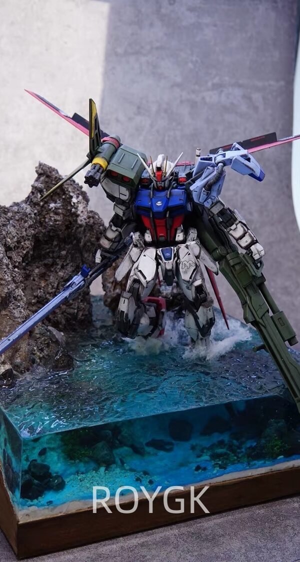 GAT-X105 Perfect Strike · Blue Wave Battlefield