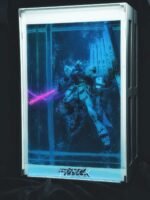 Nu Gundam RX-93 Water Suspension Light Effect Display Cabinet Ornament - Image 2