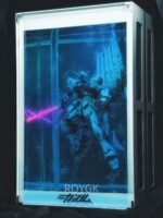 Nu Gundam RX-93 Water Suspension Light Effect Display Cabinet Ornament - Image 5
