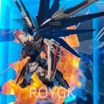 "Freedom Gundam ZGMF-X10A Light Wing Deployment Battle Scene Figure" - Image 6