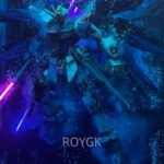 Gundam - Strike Freedom Deep-Sea Bubble Light-Up Scene Ornament, Dual Light Swords, White Display Case - Image 5