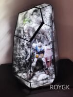 Gundam RX-78-2 Originator Snow Battle Scene Figurine with Acrylic Display Case - Image 3