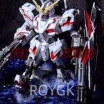 Unicorn Gundam RX-0 Dual Gun Holding Water Wave Effect Display Stand Ornament - Image 4