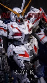 Unicorn Gundam RX-0 Dual Gun Holding Water Wave Effect Display Stand Ornament - Image 5