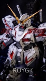 Unicorn Gundam RX-0 Dual Gun Holding Water Wave Effect Display Stand Ornament - Image 6