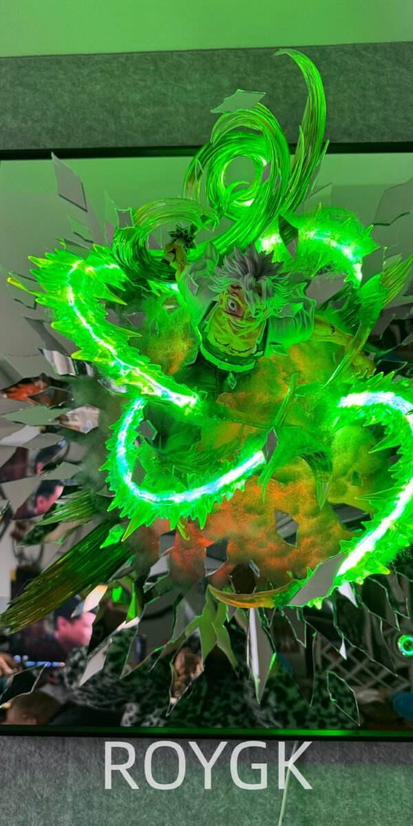 Demon Slayer: Kimetsu no Yaiba - Shattered Mirror · Wind Hashira Shinazugawa Sanemi GK 3D Frame Statue with LED Light