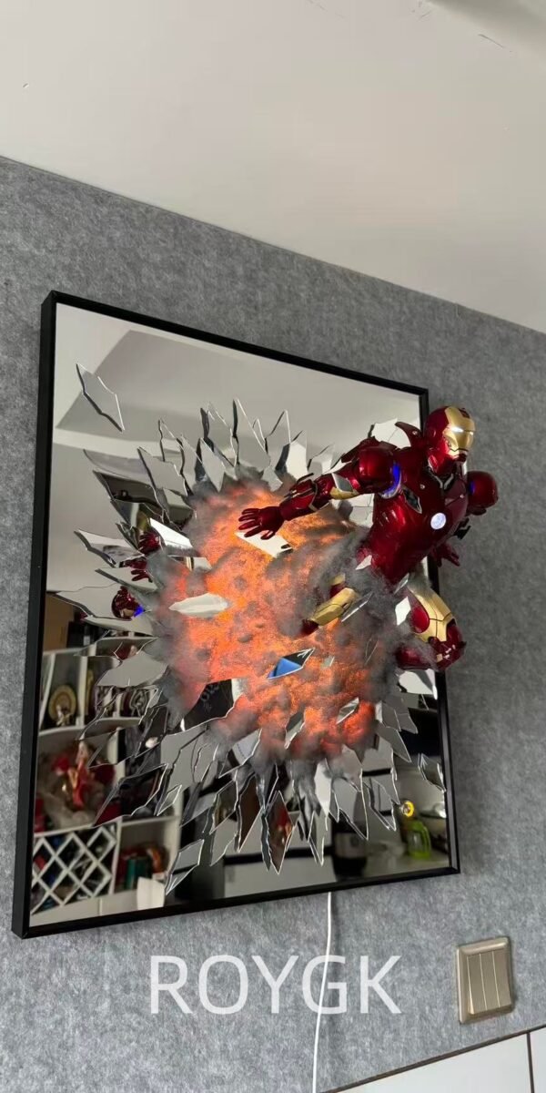 Marvel Series - Mirror Rush｜Iron Man MK3 3D Wall-mounted GK Statue