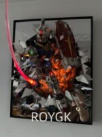 Broken Mirror Primitive Gundam RX-78-2 3D Stereoscopic Painting - Image 8