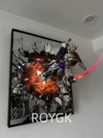 Broken Mirror Primitive Gundam RX-78-2 3D Stereoscopic Painting - Image 4