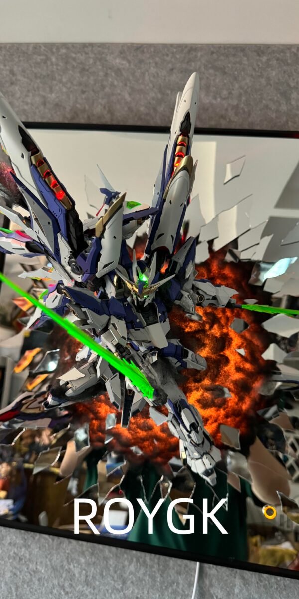 Broken Mirror Gundam Ainta Canopy 3D Stereoscopic Painting