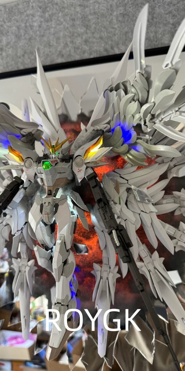 Broken Mirror Gundam Snow White Wing 3D Stereoscopic Painting